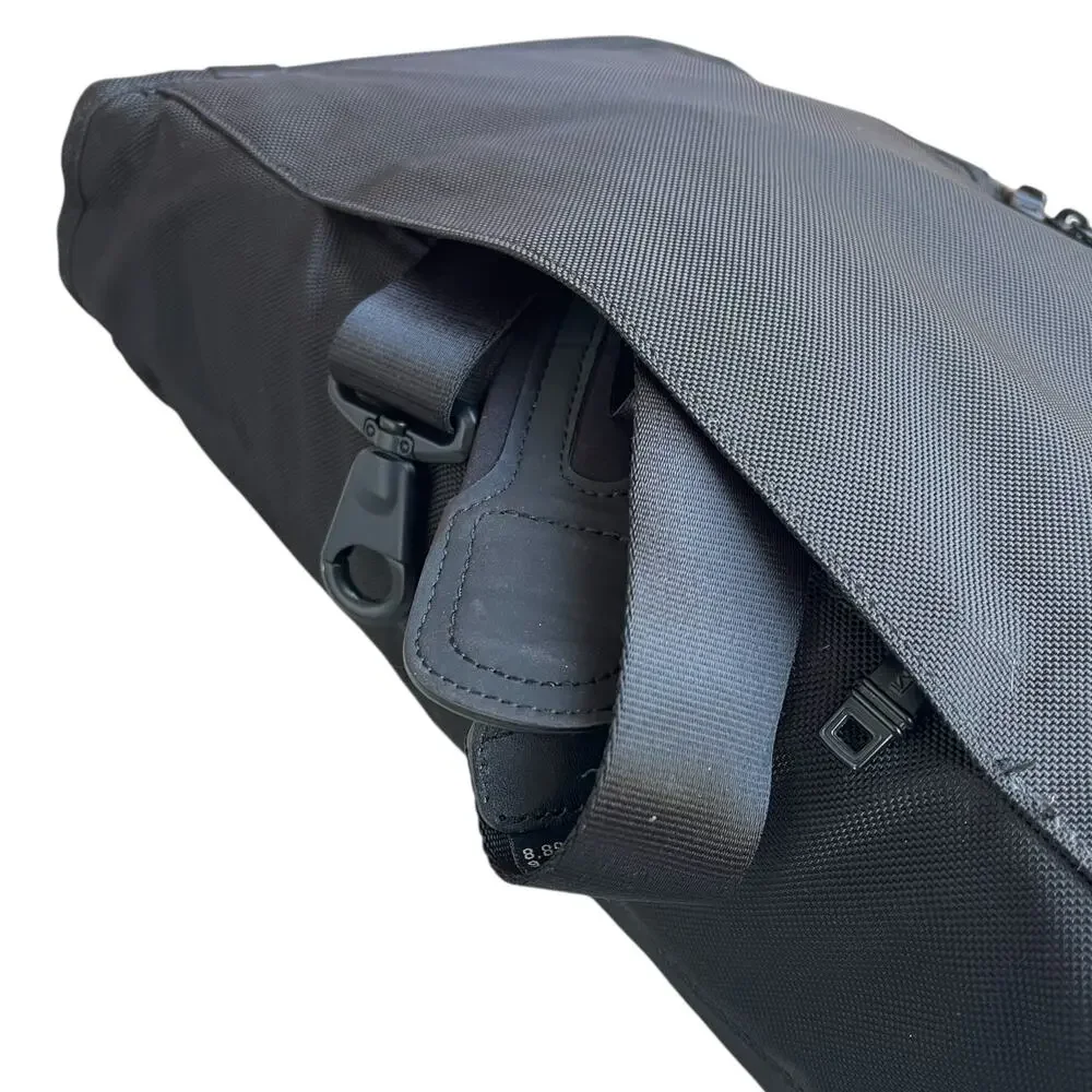 Tumi Alpha Organizer Laptop Briefcase Traveler Bag Removable Strap
